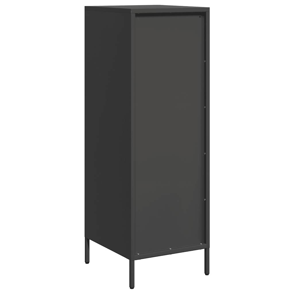 Highboard Black 39x35x103,5 cm Plienas