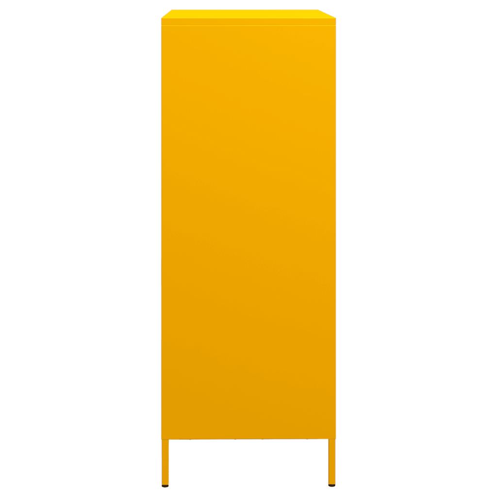 Highboard Garstyčių geltona 39x35x103,5 cm Plienas