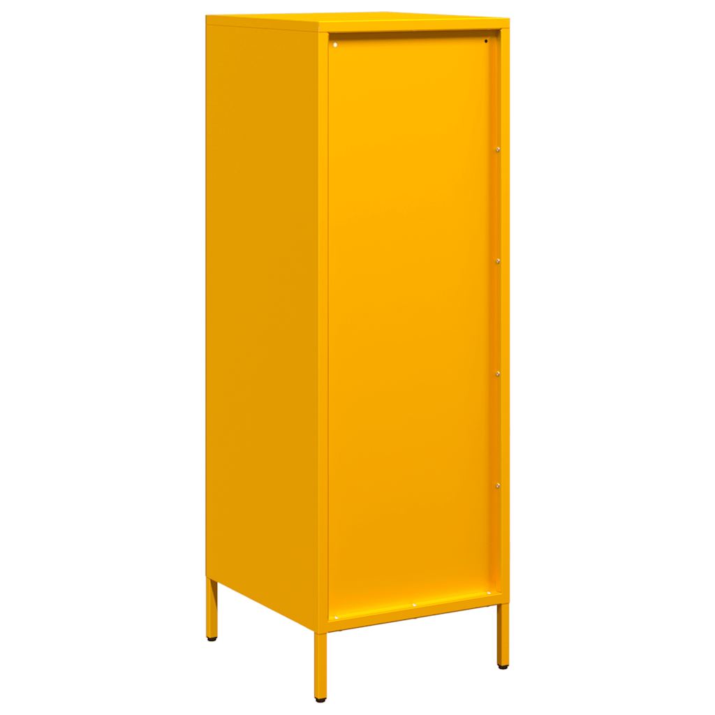 Highboard Garstyčių geltona 39x35x103,5 cm Plienas
