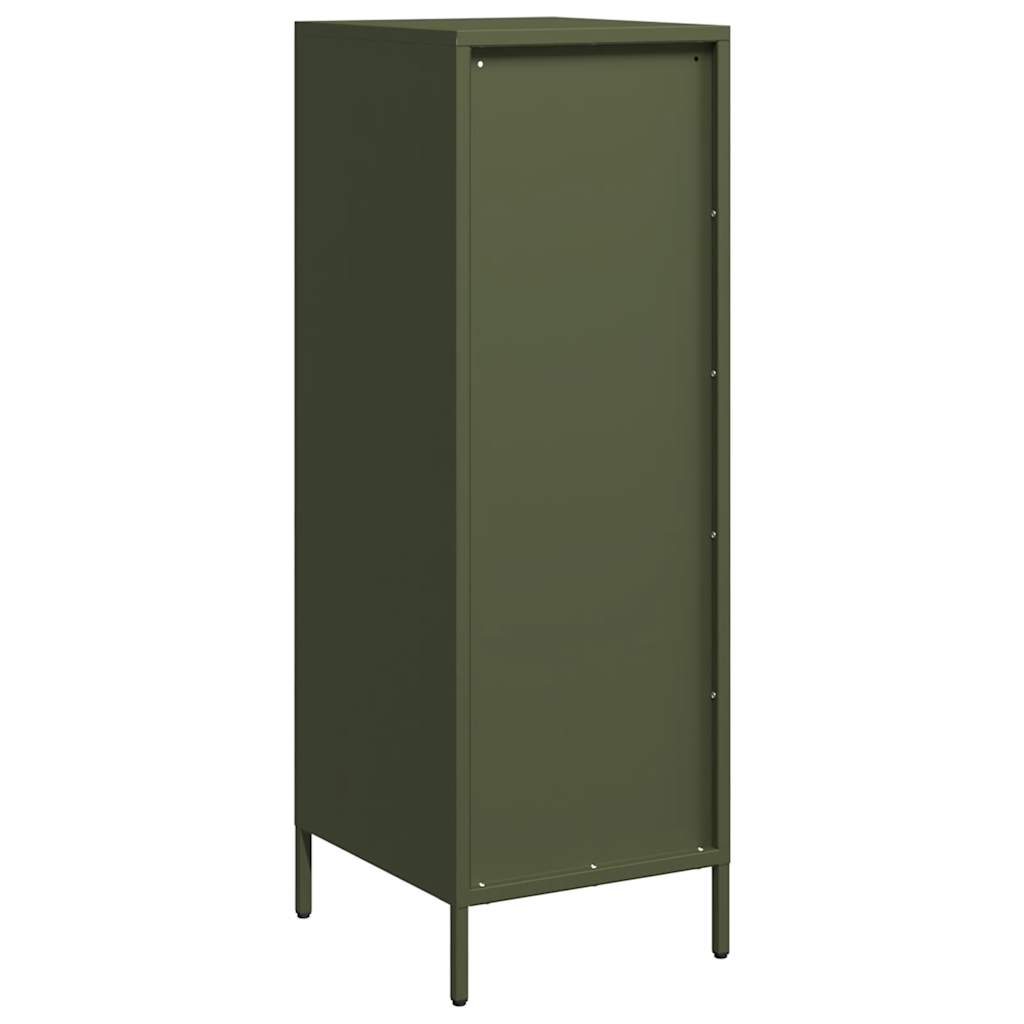 Highboard Olive Green 39x35x103,5 cm Plienas