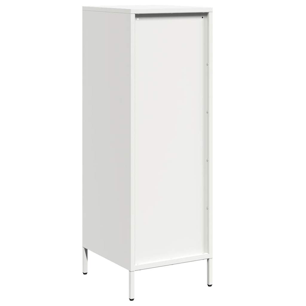 Highboard White 39x35x103,5 cm Plienas