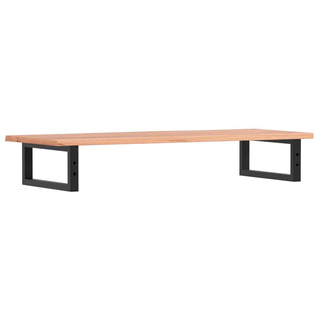 Shelf for washbasin, steel and solid oak wood