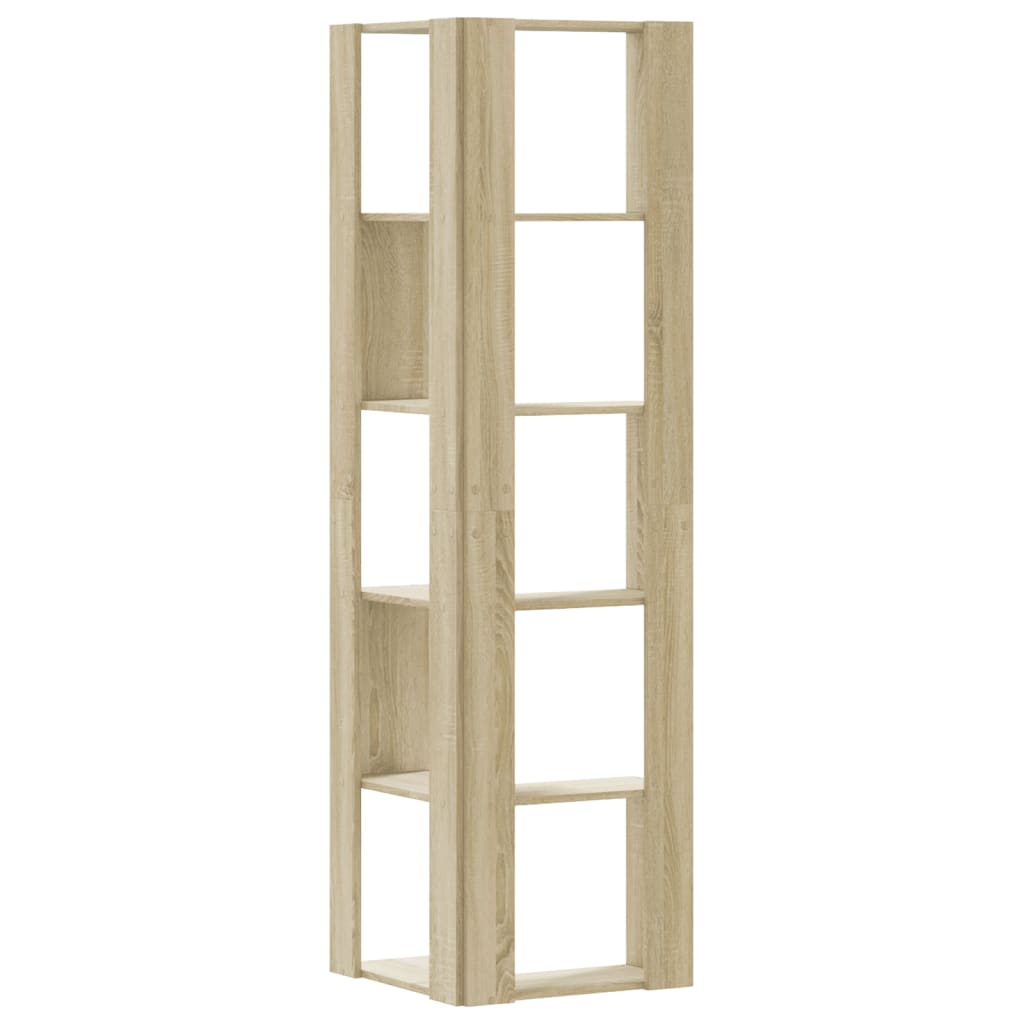 Corner wardrobe, 5-tier, Sonoma oak, 50x50x179cm, wood