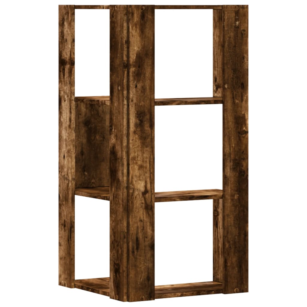 Corner wardrobe, 3-tier, oak, 50x50x102cm, wood