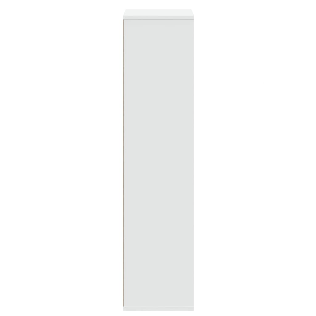 Knygų spinta, baltos spalvos, 50x25x105cm, apdirbta mediena