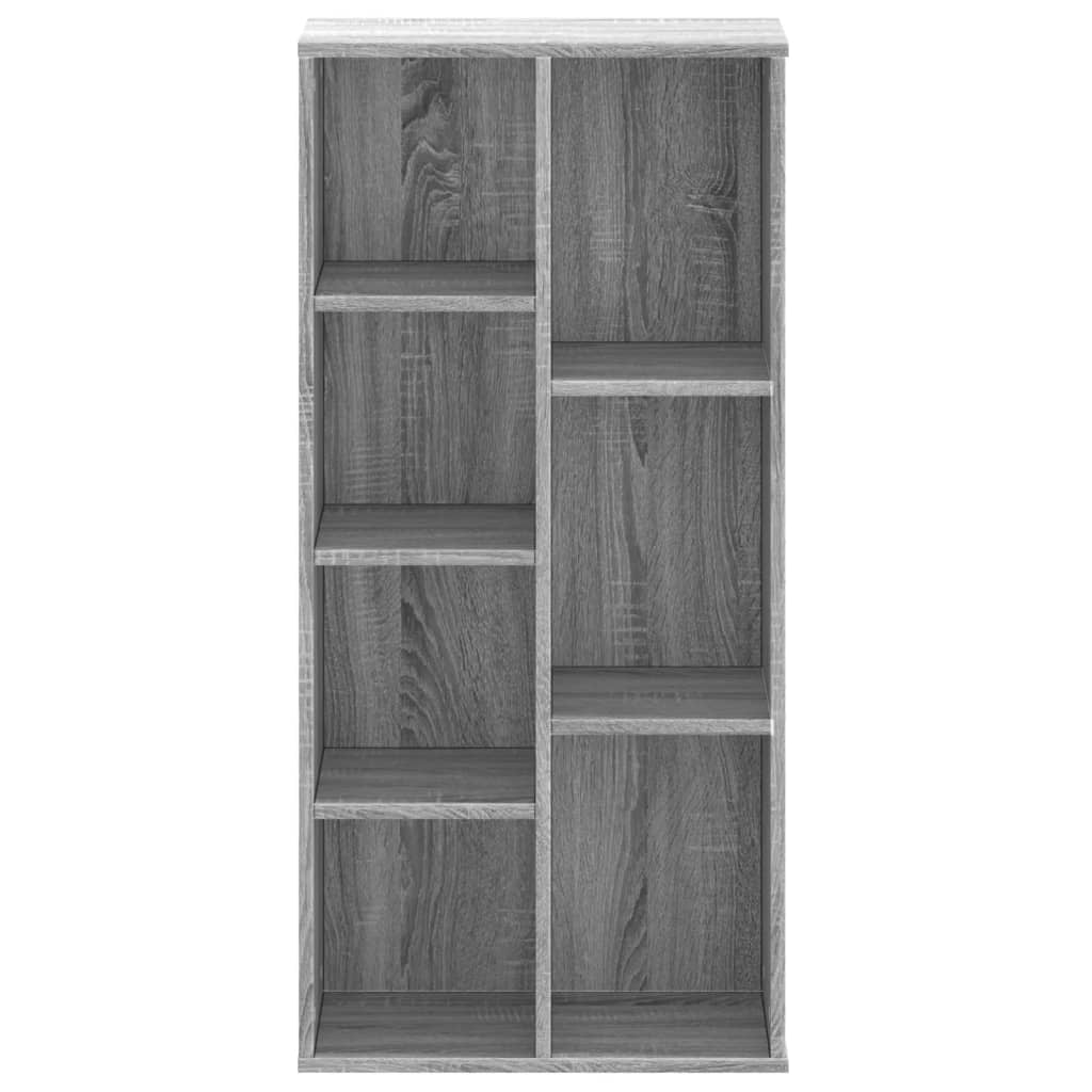 Grāmatu plaukts, pelēks ozols, 50x25x105cm, apstrādāta koksne