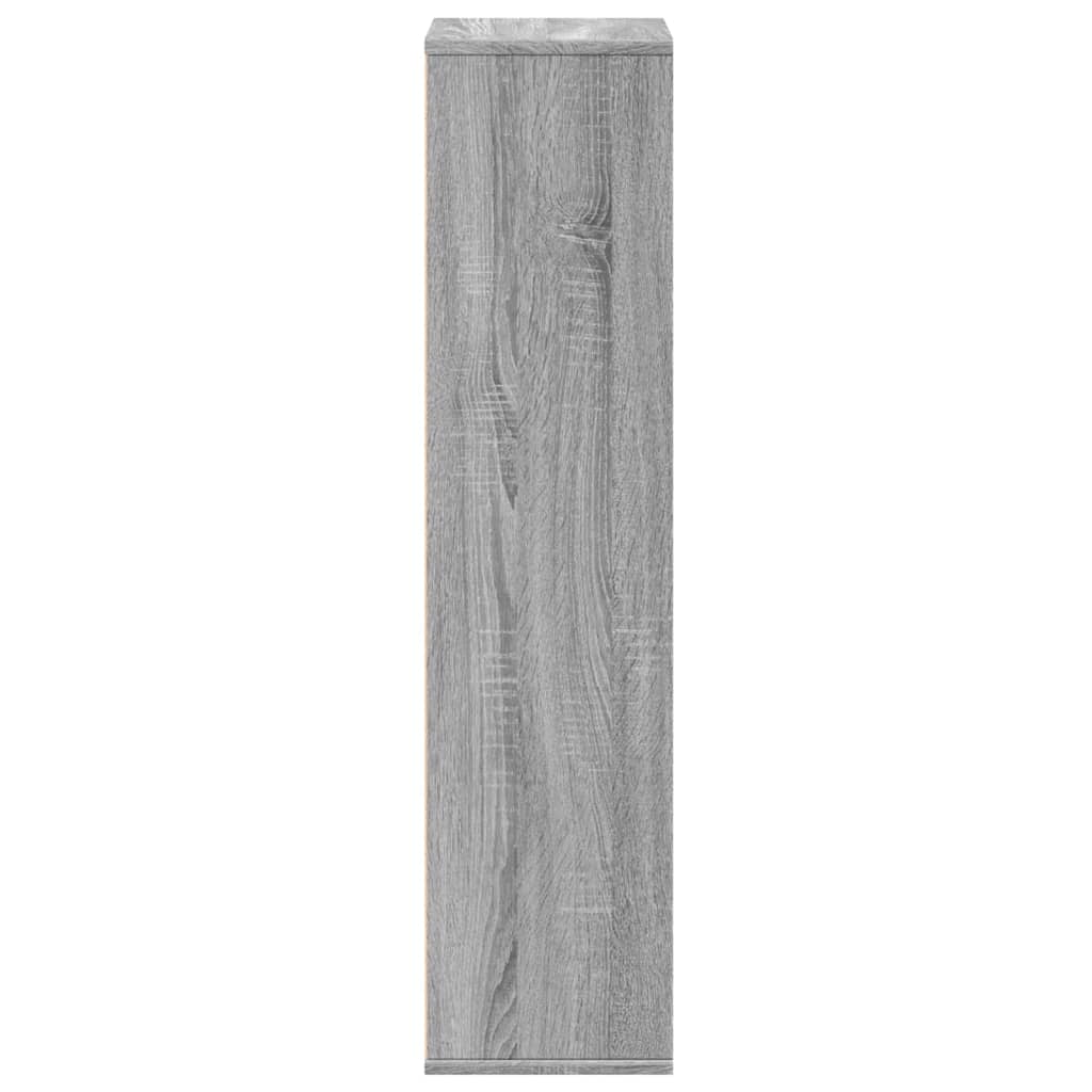 Grāmatu plaukts, pelēks ozols, 50x25x105cm, apstrādāta koksne