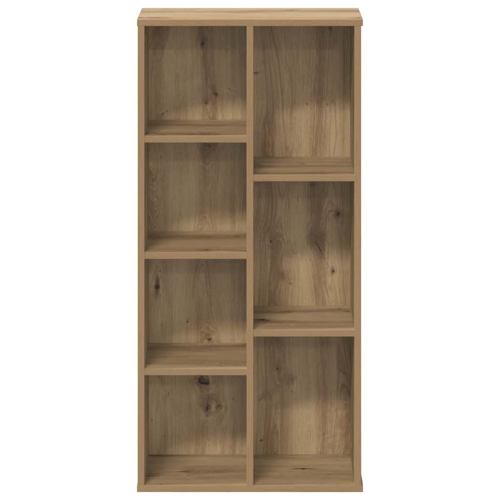 Bookcase, artisan oak, 50x25x105cm, engineered wood