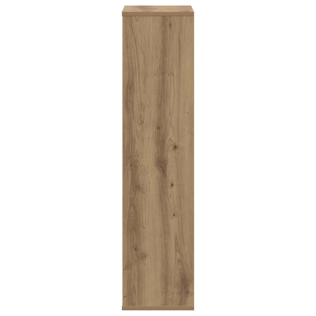 Bookcase, artisan oak, 50x25x105cm, engineered wood