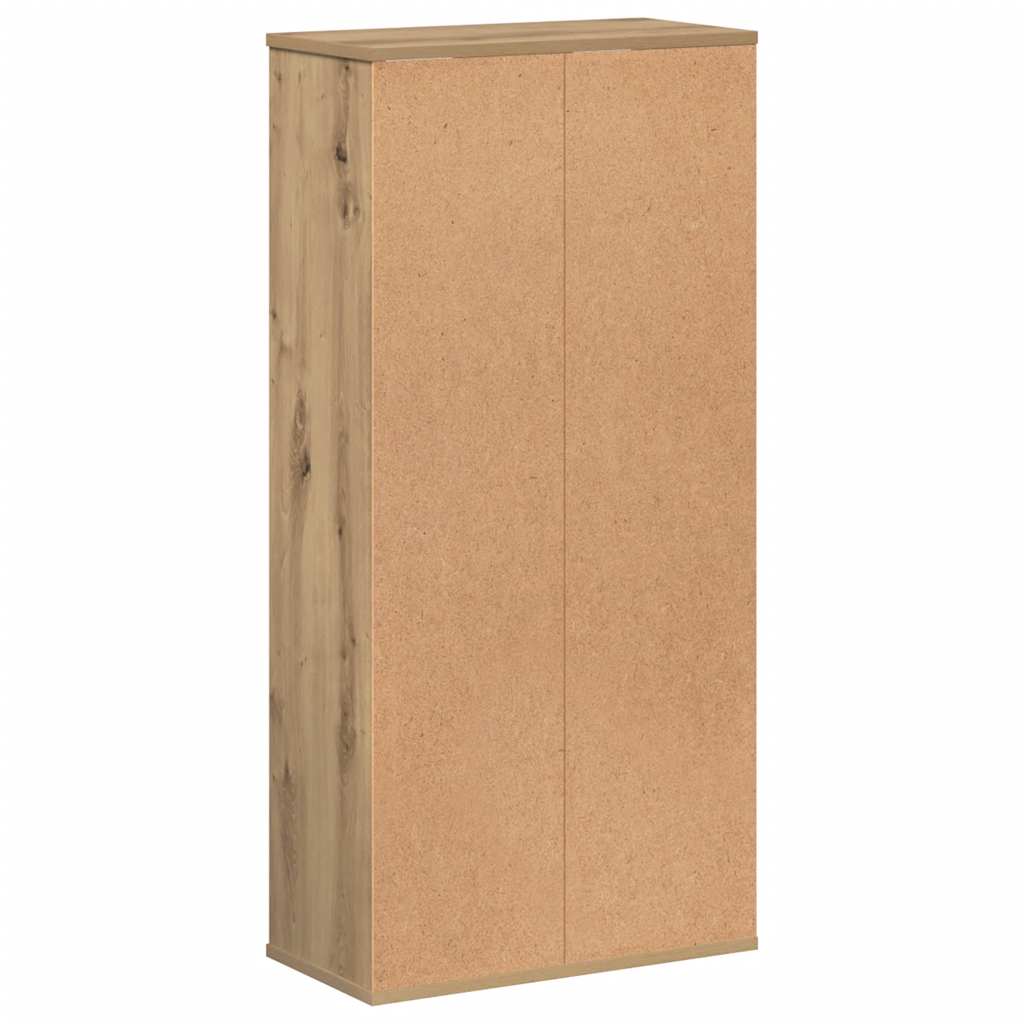 Bookcase, artisan oak, 50x25x105cm, engineered wood