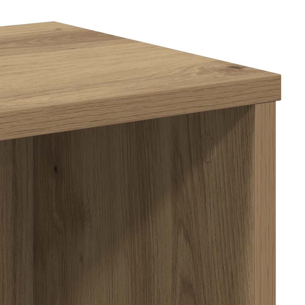 Bookcase, artisan oak, 50x25x105cm, engineered wood