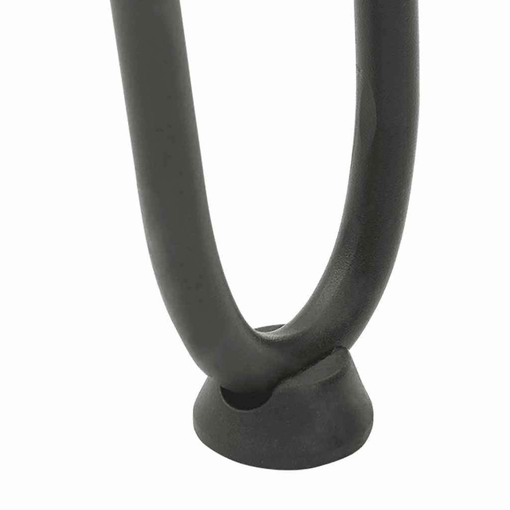Kavos staliuko kojelės, 4 vnt., antracito spalvos, 20 cm, plienas