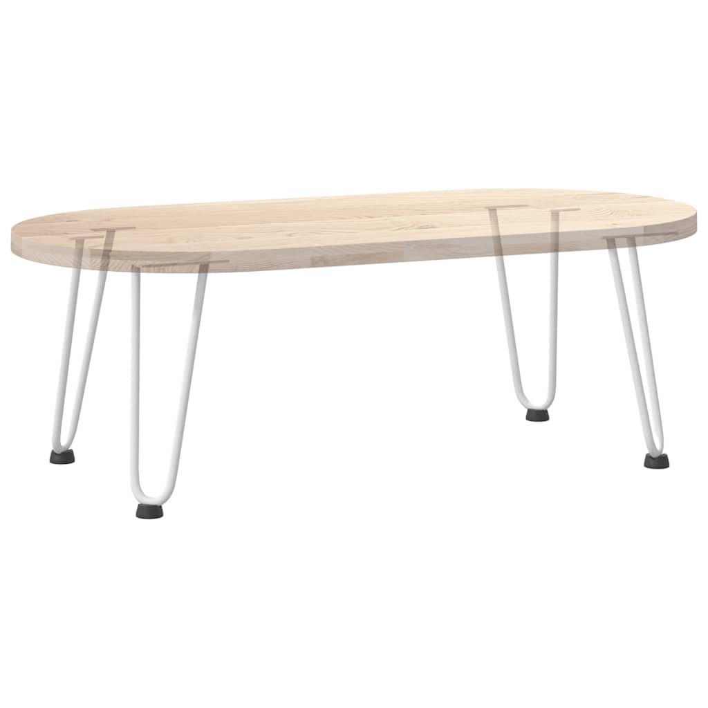 Coffee table legs, 4 pcs, white, 30 cm, steel, hairpin