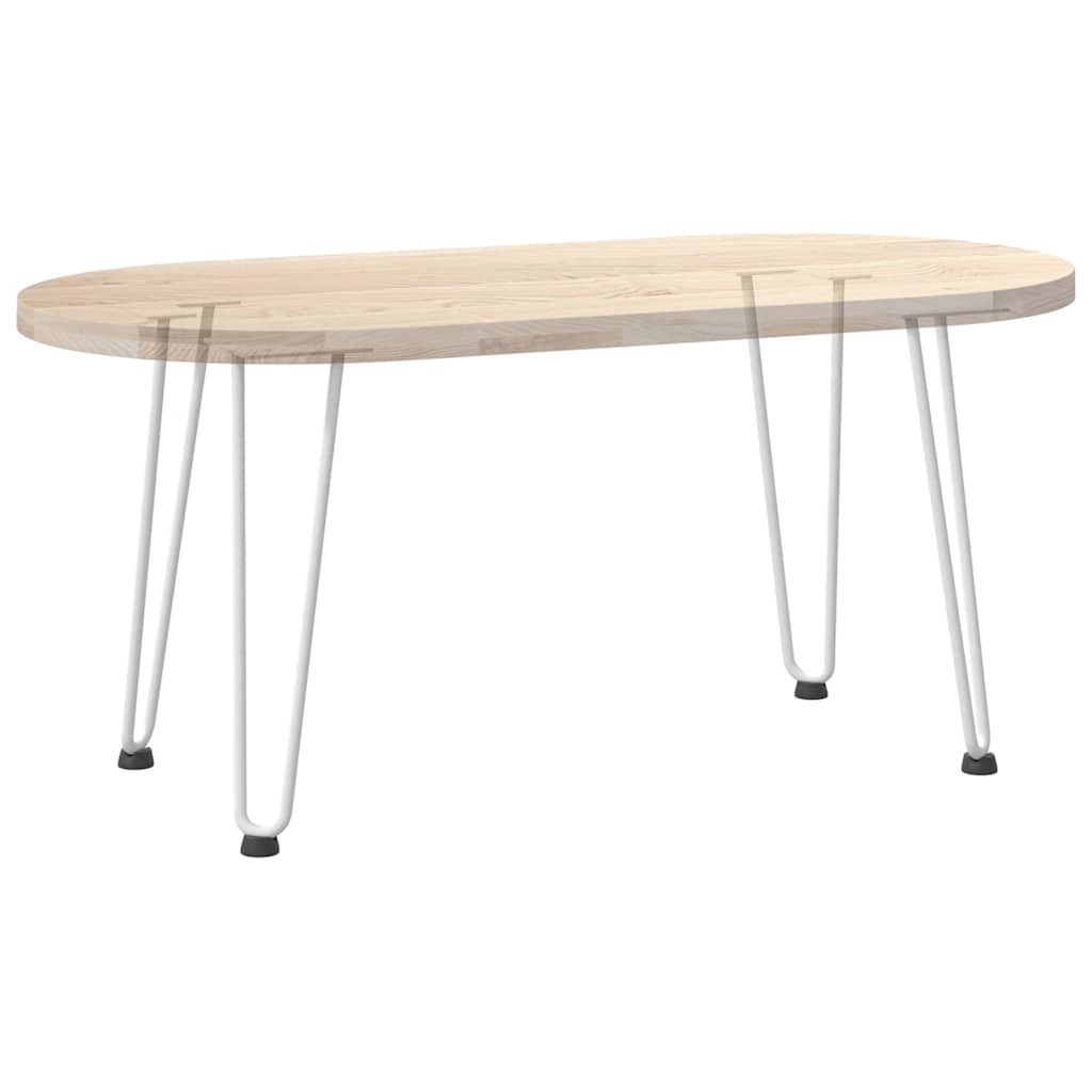 Kafijas galdiņa kājas, 4 gab., baltas, 42 cm, tērauds, matadatas