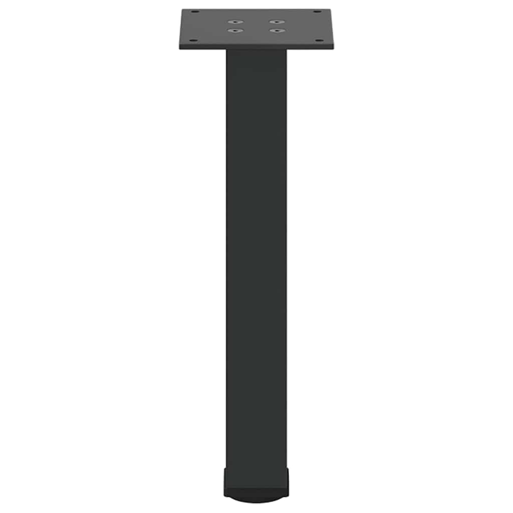 Žurnālgaldiņa kājas, 4 gab., melnas, 30-32 cm, tērauds