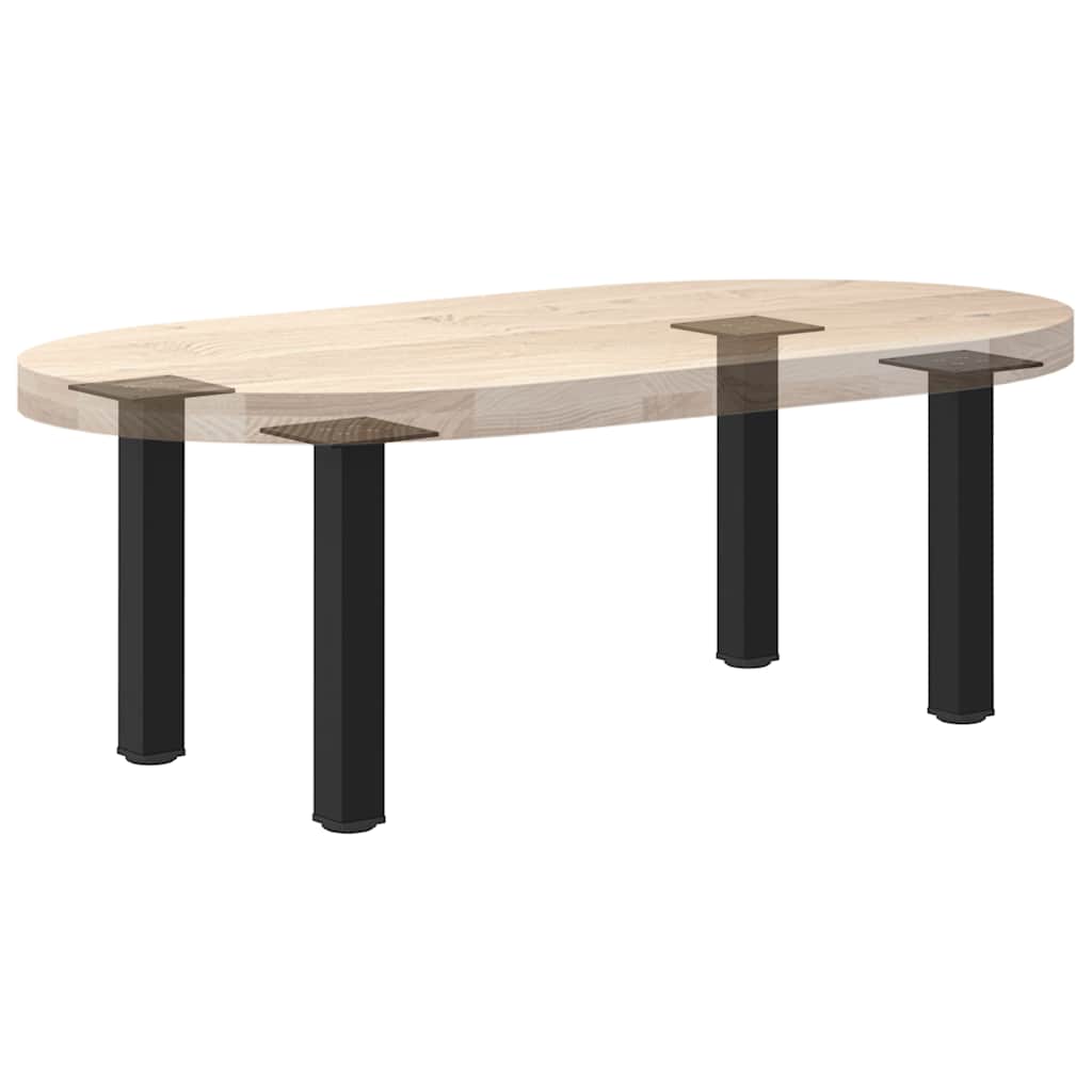 Coffee table legs, 4 pcs., black, 30-32 cm, steel