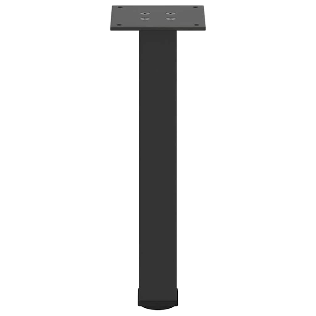 Coffee table legs, 4 pcs, black, 42-44 cm, steel