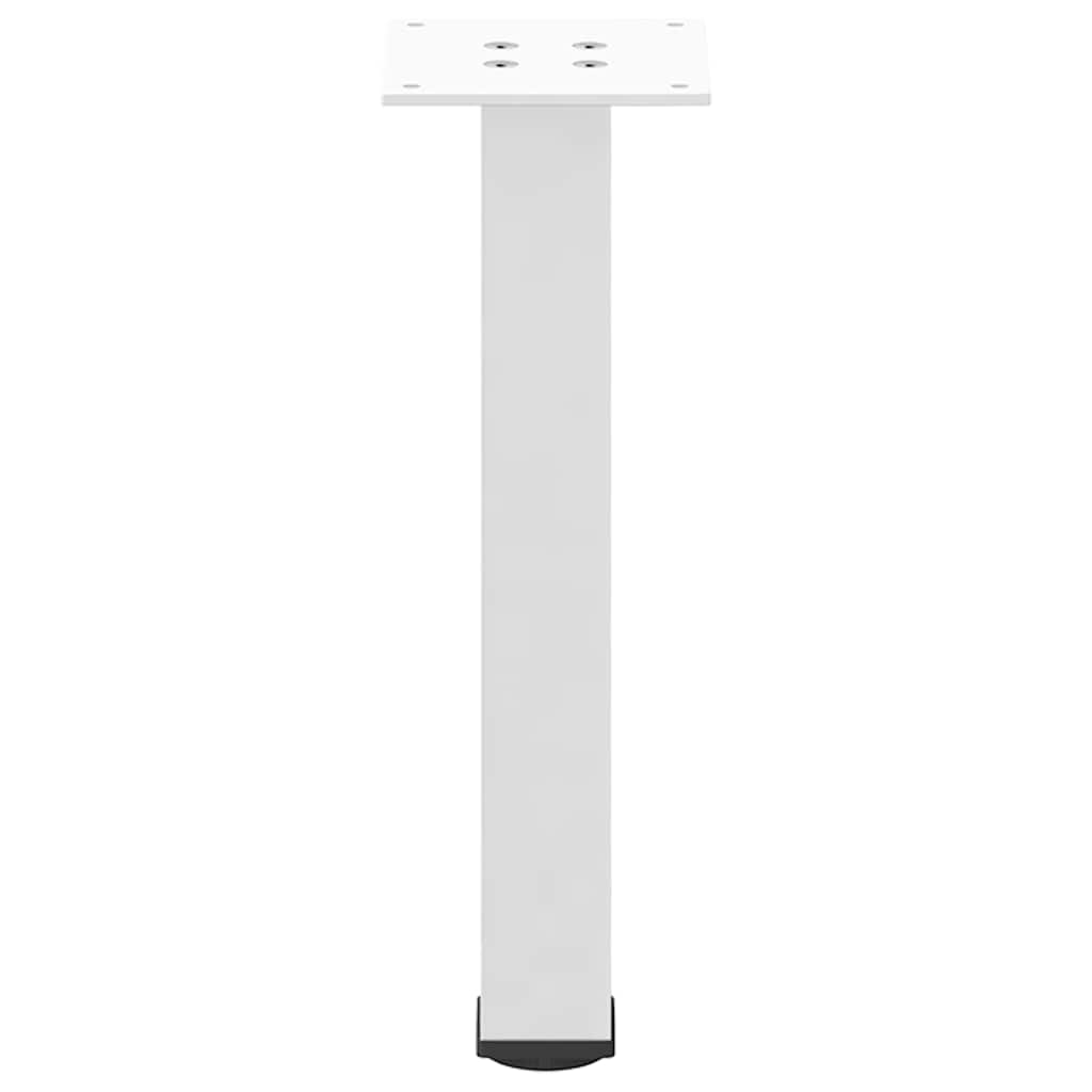 Kafijas galdiņa kājas, 4 gab., baltas, 42-44 cm, tērauds