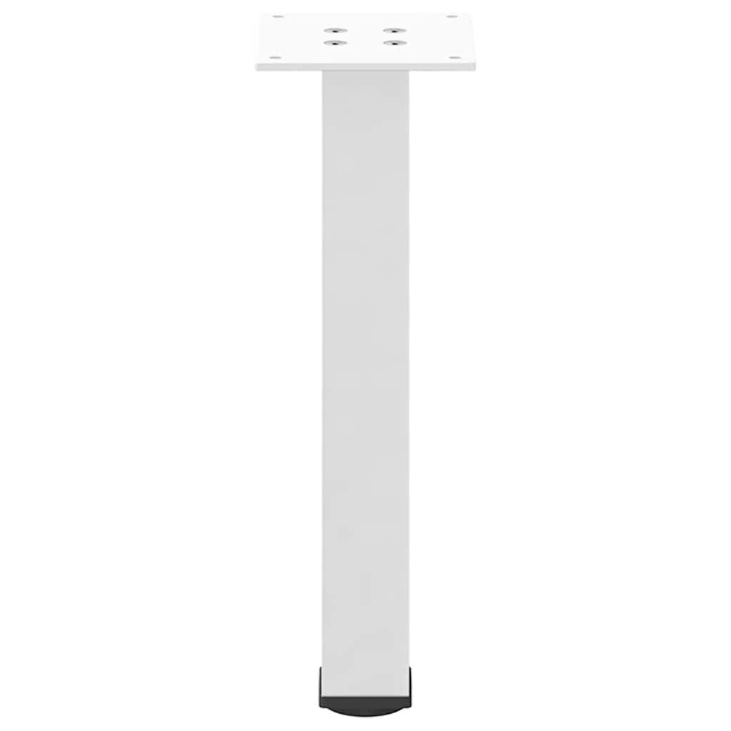 Kafijas galdiņa kājas, 4 gab., baltas, 42-44 cm, tērauds