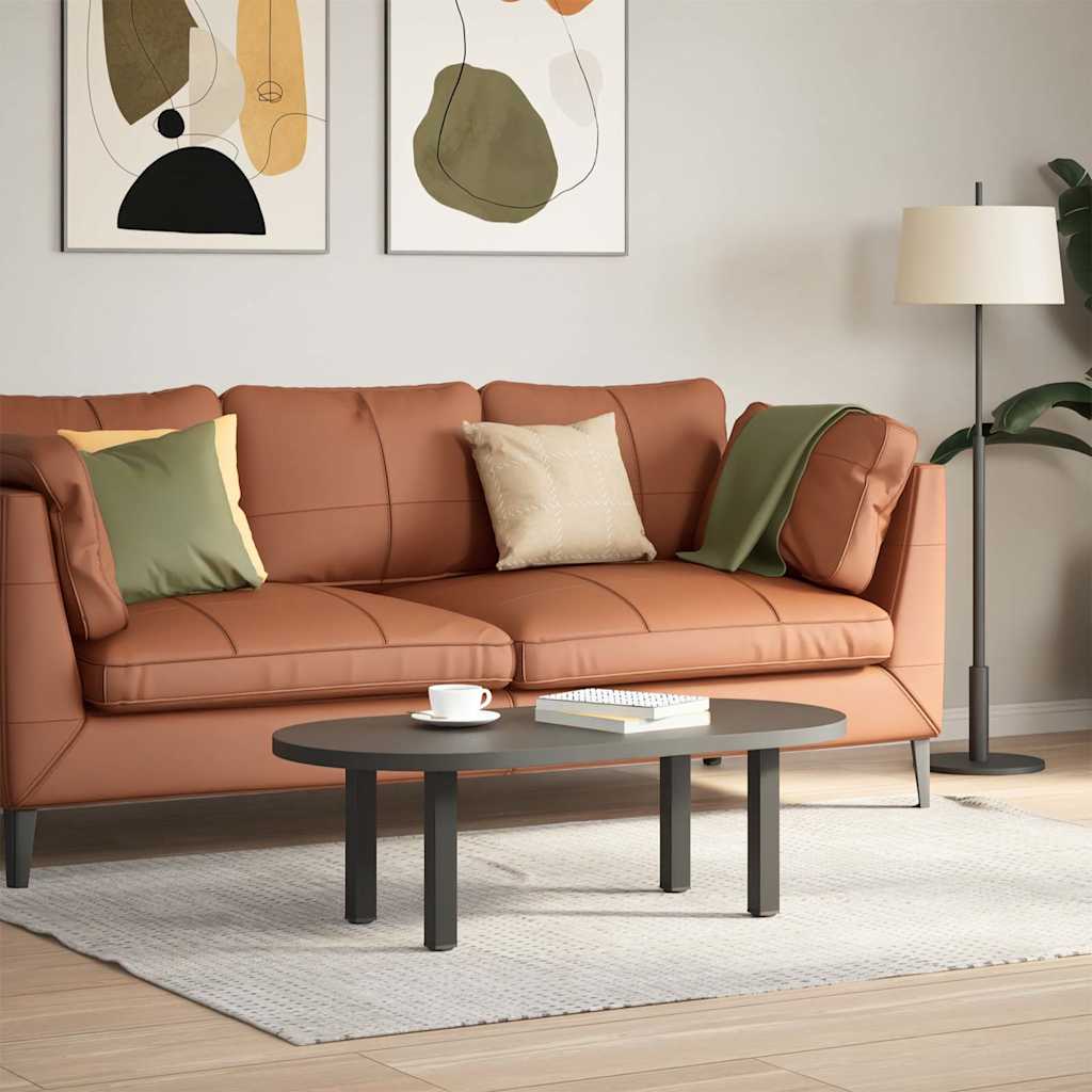 Coffee table legs, 4 pcs, anthracite, 42-44 cm, steel
