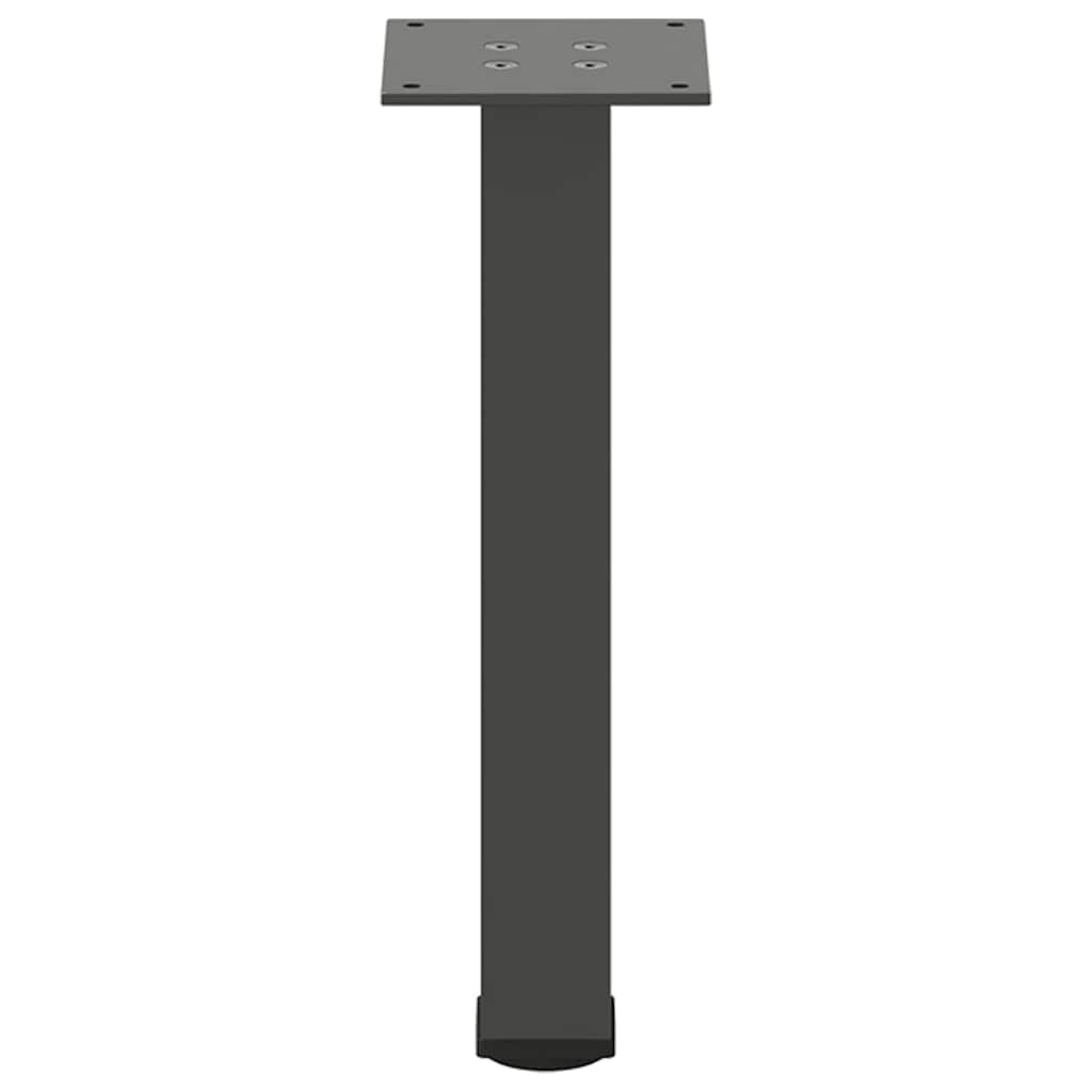 Coffee table legs, 4 pcs, anthracite, 42-44 cm, steel