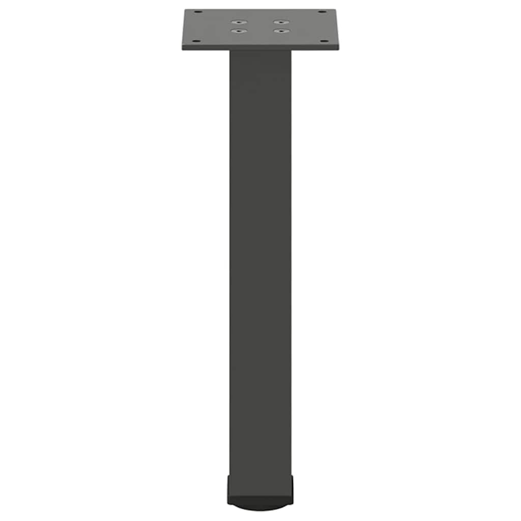 Coffee table legs, 4 pcs, anthracite, 42-44 cm, steel