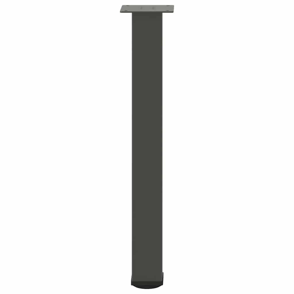 Konsolinio stalo kojos, 4 vnt., antracito spalvos, 72-74 cm, plienas