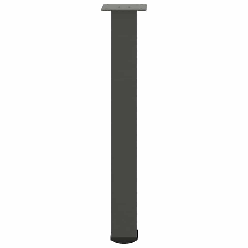 Konsolinio stalo kojos, 4 vnt., antracito spalvos, 72-74 cm, plienas