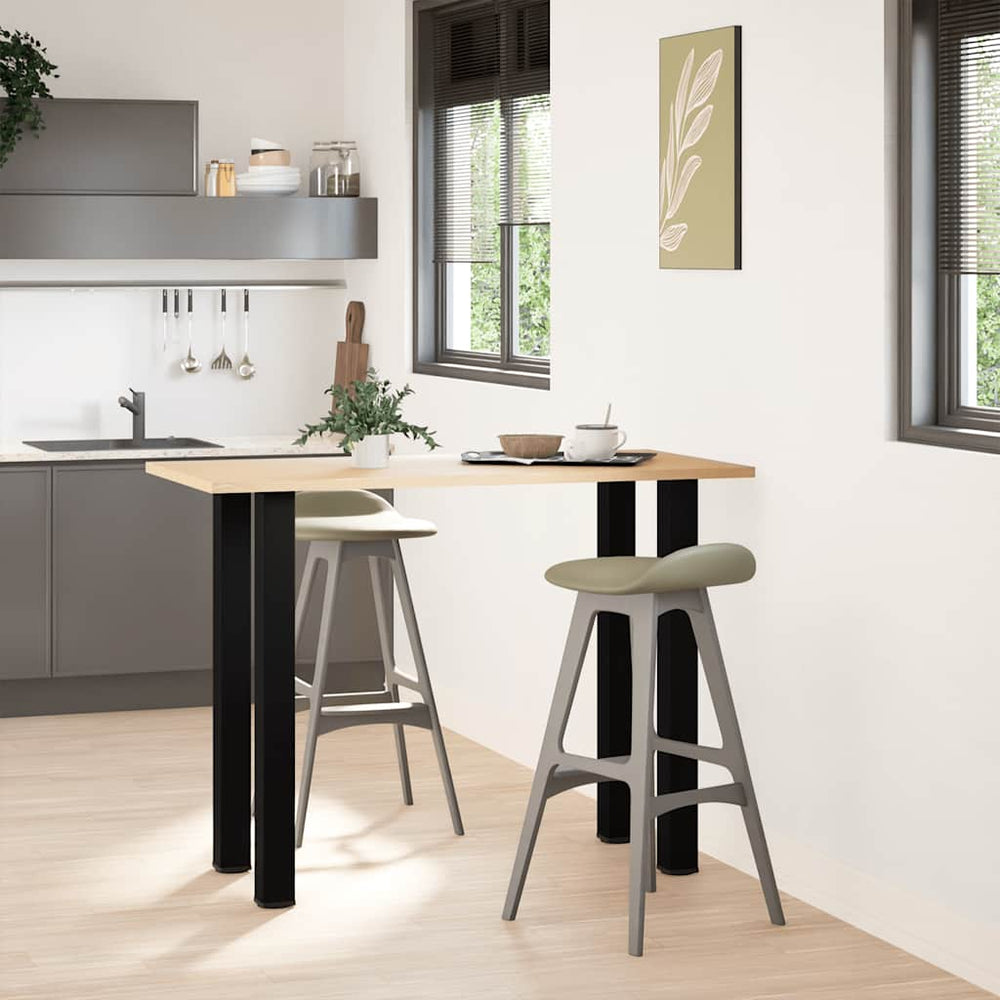 Bar Table Legs, 4 pcs, Black, 90-92 cm, Steel