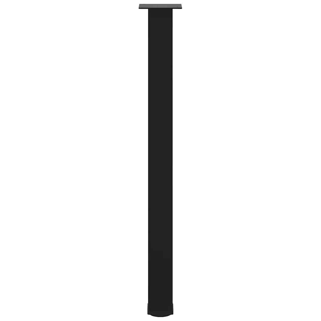 Bāra galda kājas, 4 gab., melnas, 100-102 cm, tērauds