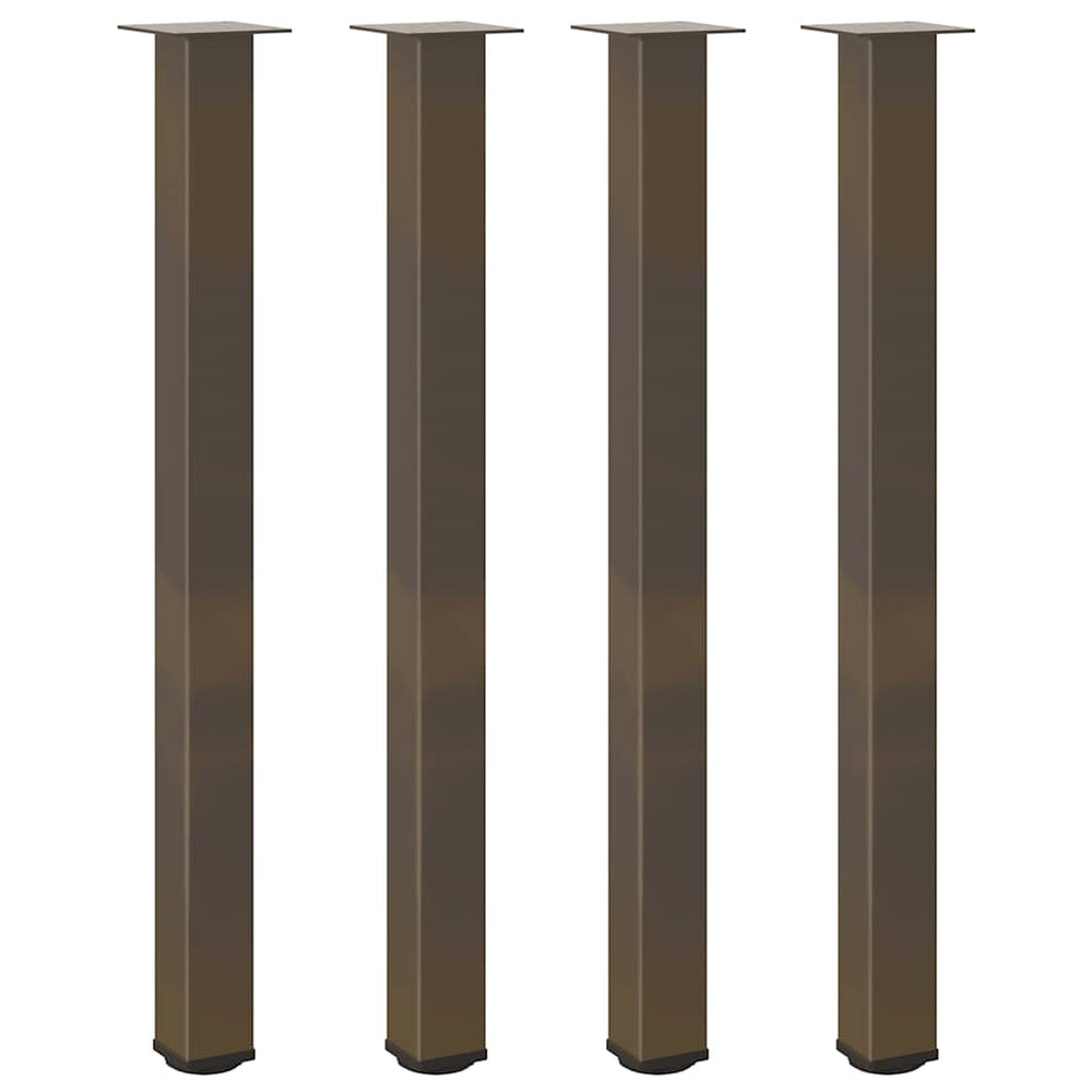Baro stalo kojos, 4vnt., natūralus plienas, 110-112cm, plienas