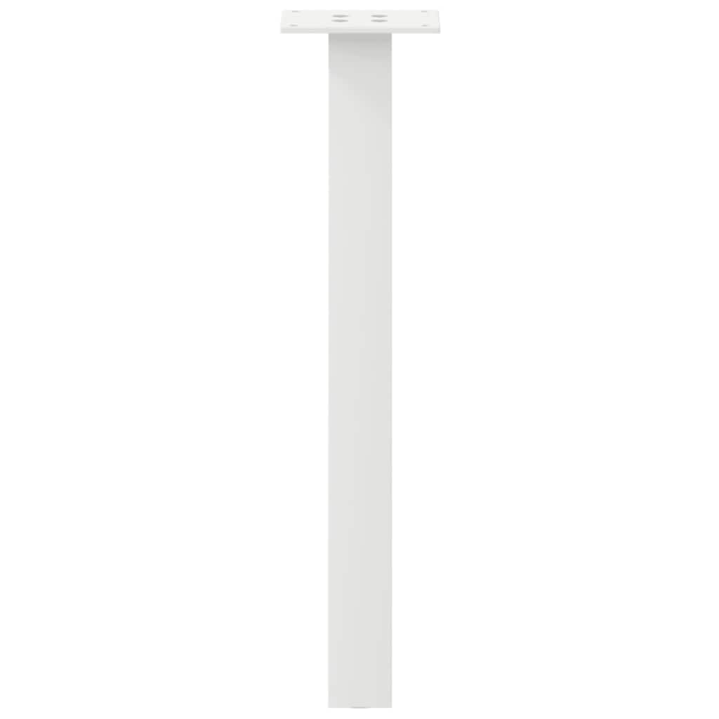 Coffee table legs, 4 pcs., white, 42 cm, steel