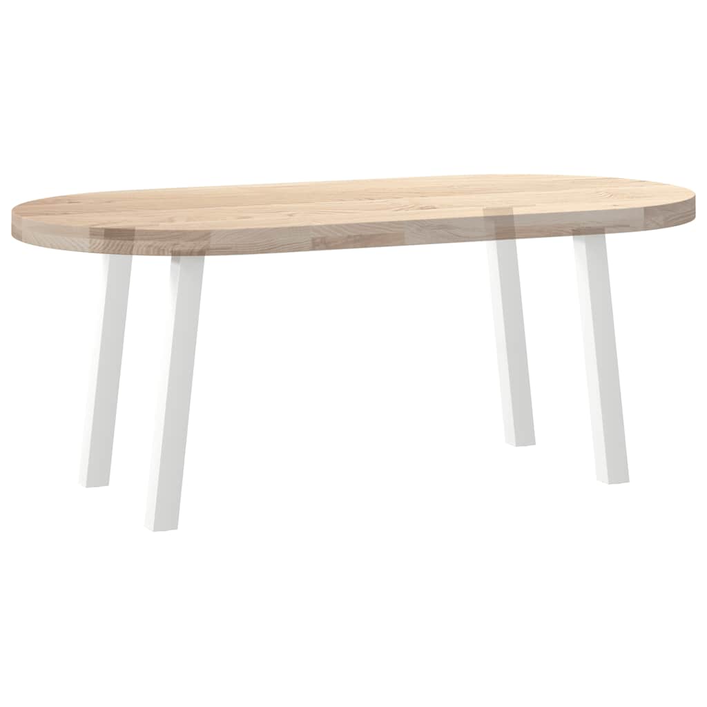 Coffee table legs, 4 pcs., white, 42 cm, steel
