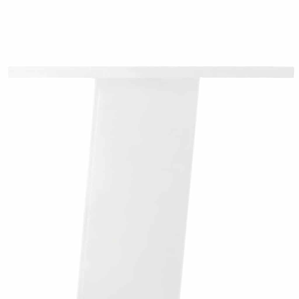 Coffee table legs, 4 pcs., white, 42 cm, steel
