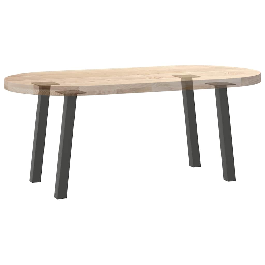 Kavos staliuko kojelės, 4 vnt., antracito spalvos, 42 cm, plienas