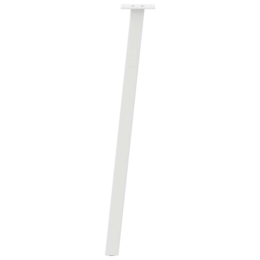 Konsolinio stalo kojos, 4 vnt., baltos, 72 cm, plienas