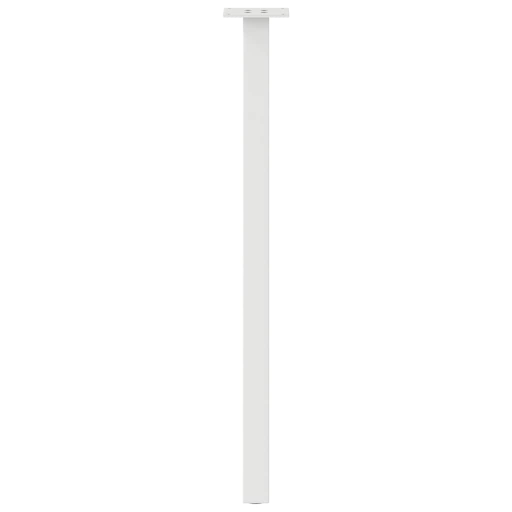 Konsolinio stalo kojos, 4 vnt., baltos, 72 cm, plienas