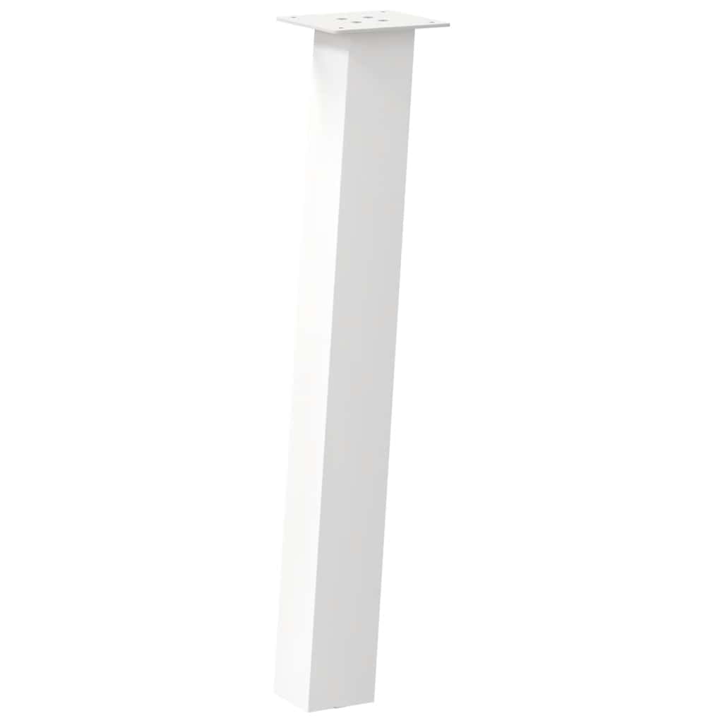 Konsolinio stalo kojos, 4 vnt., baltos, 72 cm, plienas