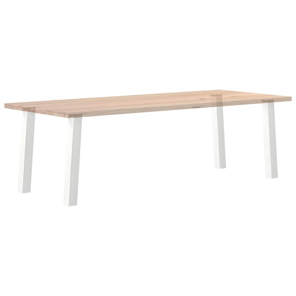 Konsolinio stalo kojos, 4 vnt., baltos, 72 cm, plienas
