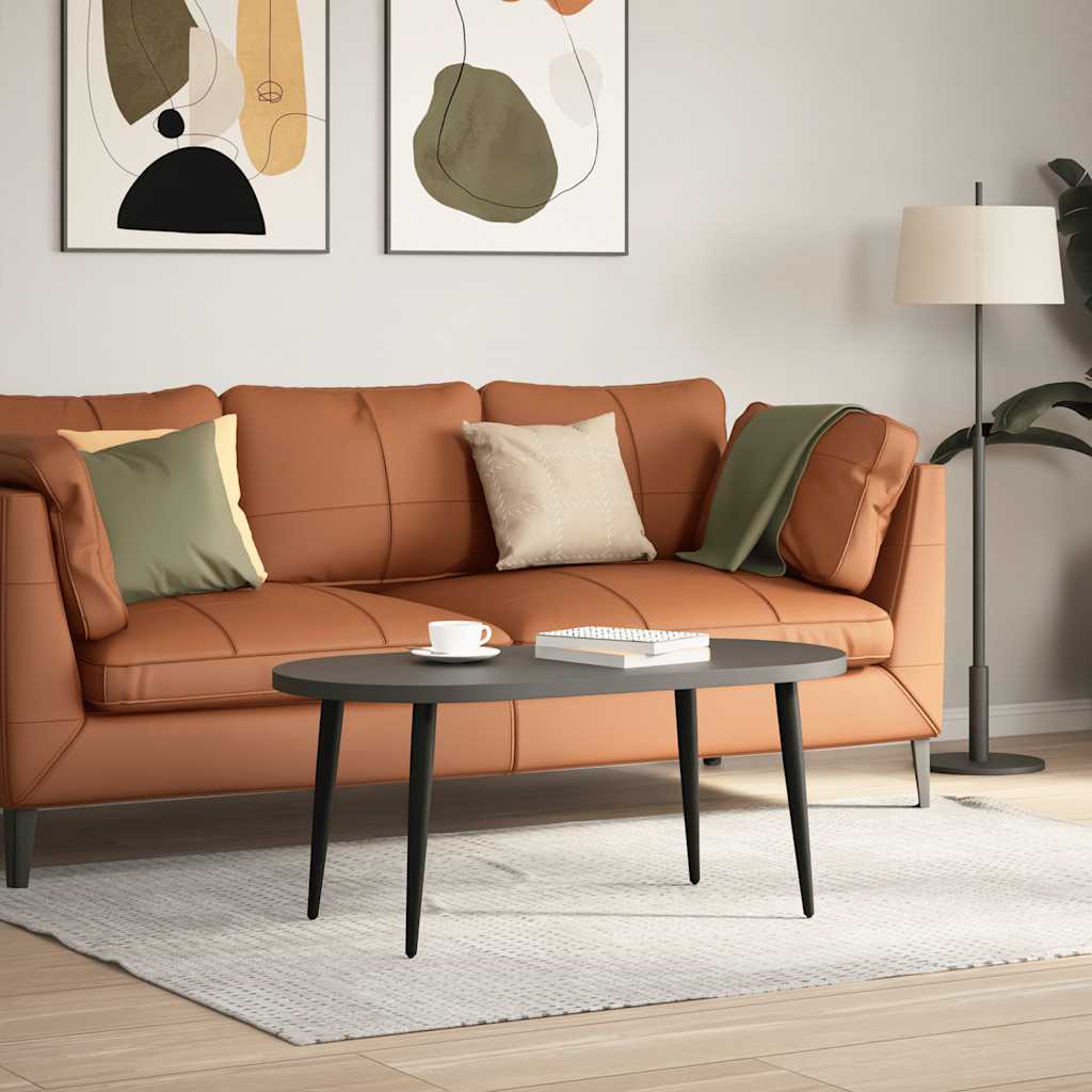 Kavos staliuko kojelės, kūginės, 4 vnt., juodos, 42-43 cm, plienas