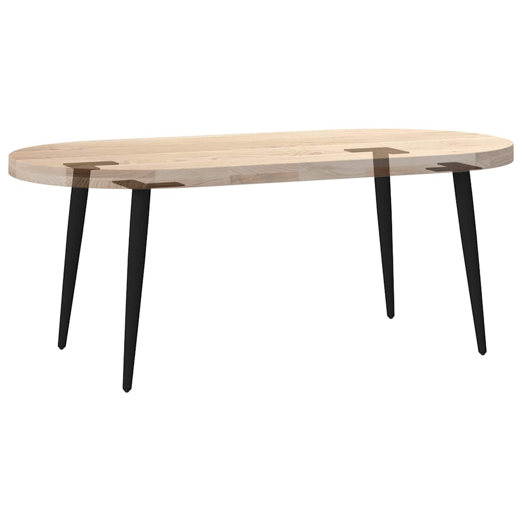 Coffee Table Legs, Conical, 4 pcs, Black, 42-43 cm, Steel