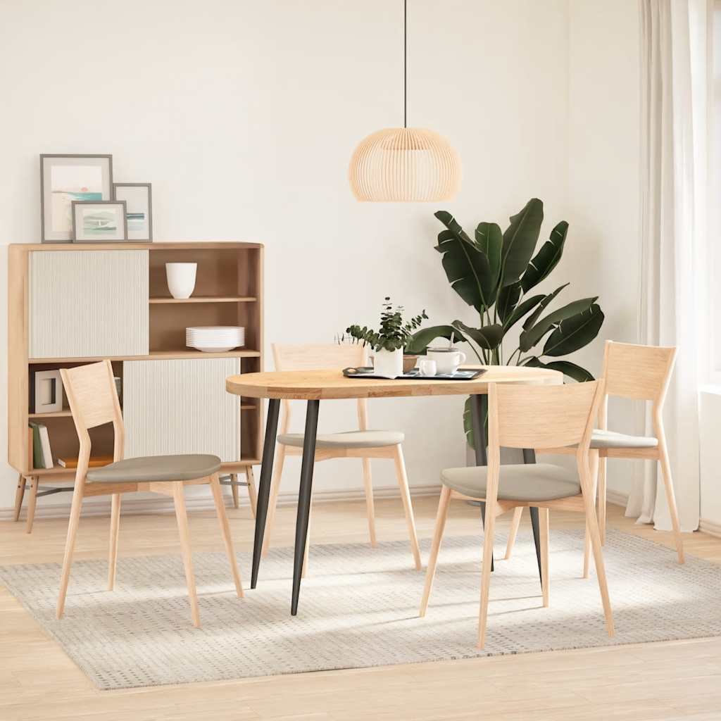 Konsolinio staliuko kojelės, 4 vnt., antracito spalvos, 72-73 cm, plienas, kūginės formos