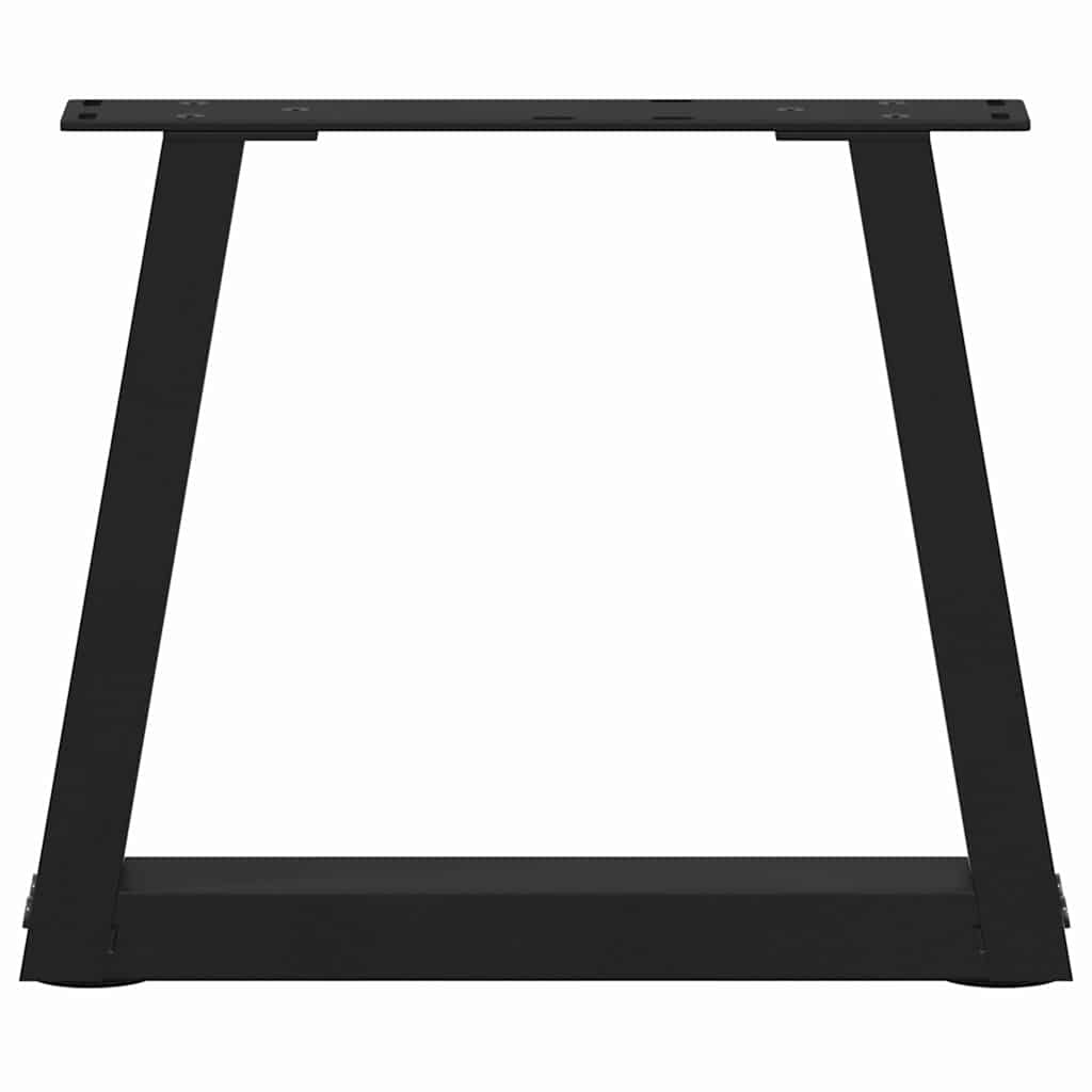 Kafijas galdiņa kājas, V veida, 2 gab., melnas, 30x(30-31,3) cm, tērauds