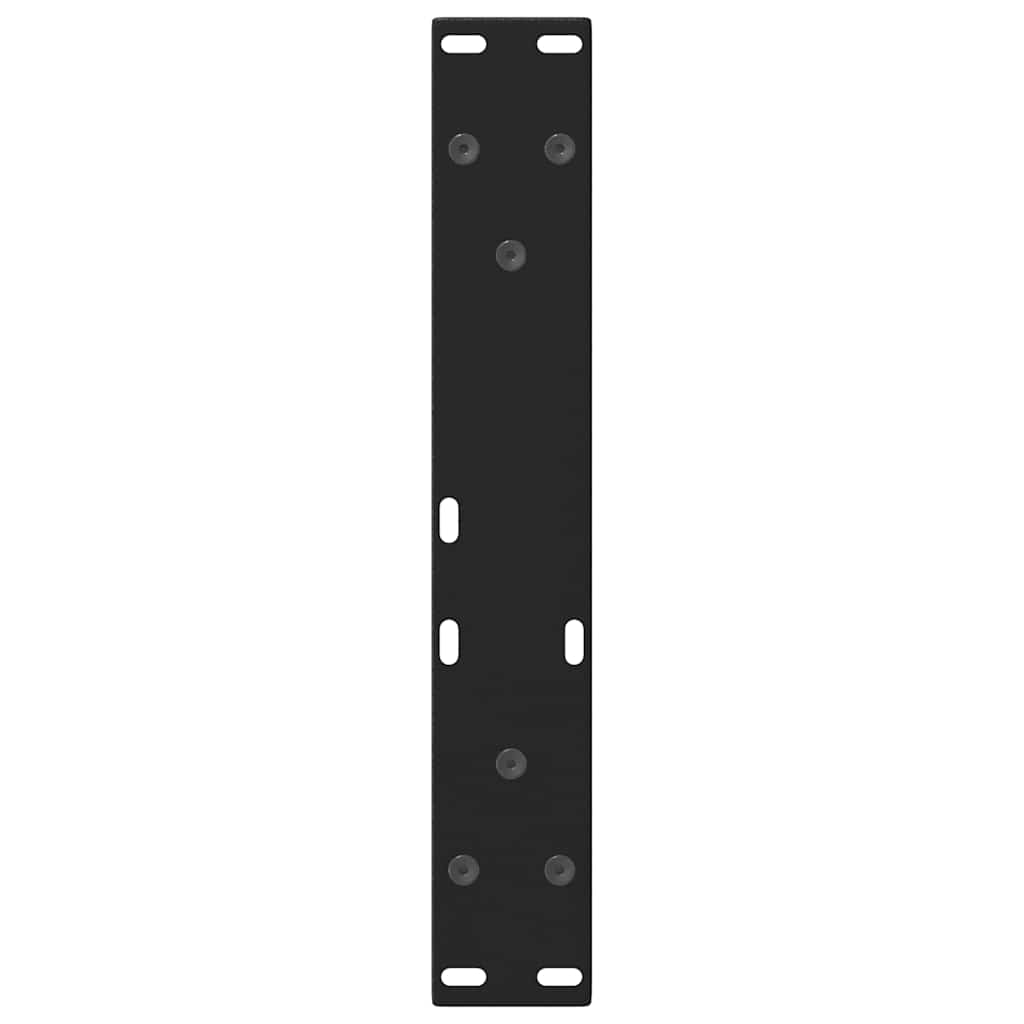 Kafijas galdiņa kājas, V veida, 2 gab., melnas, 30x(30-31,3) cm, tērauds