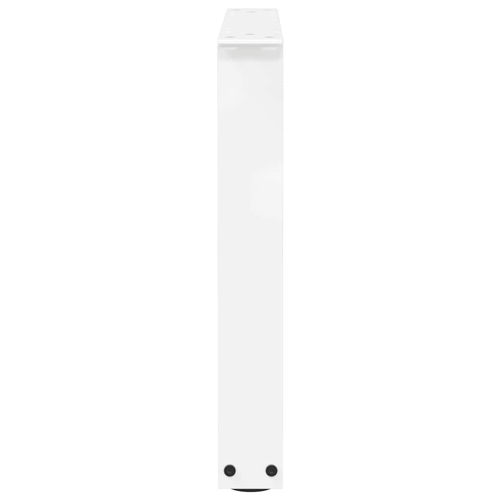 Valgomojo stalo kojos V formos 2 vnt Baltos 60x(42-43,3) cm
