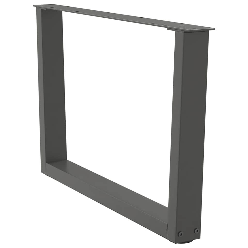 Valgomojo stalo kojos V formos 2 vnt Antracitas 70x(42-43,3) cm