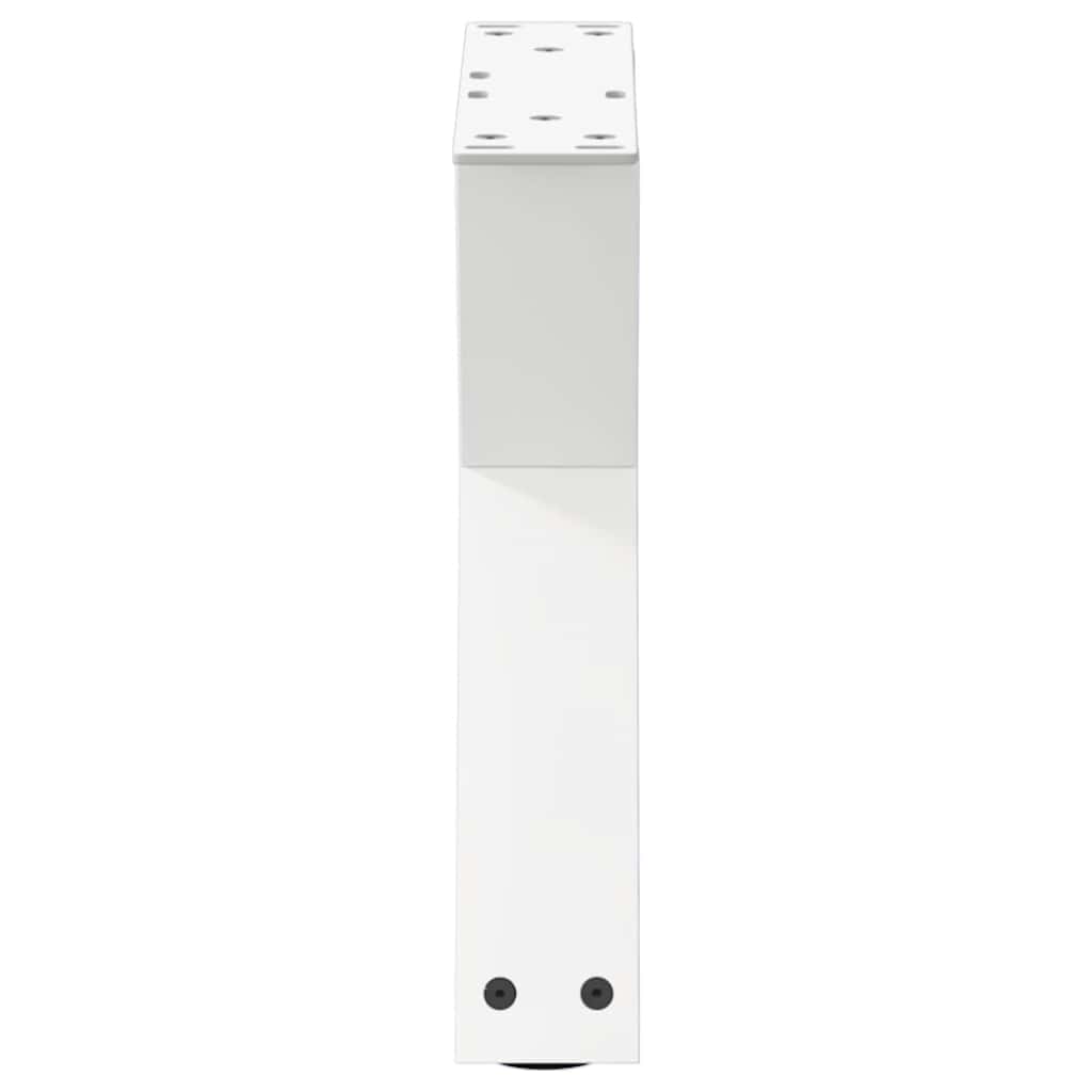 Kavos staliuko kojelės, 2 vnt., baltos, 30x(30-31,3) cm, plienas