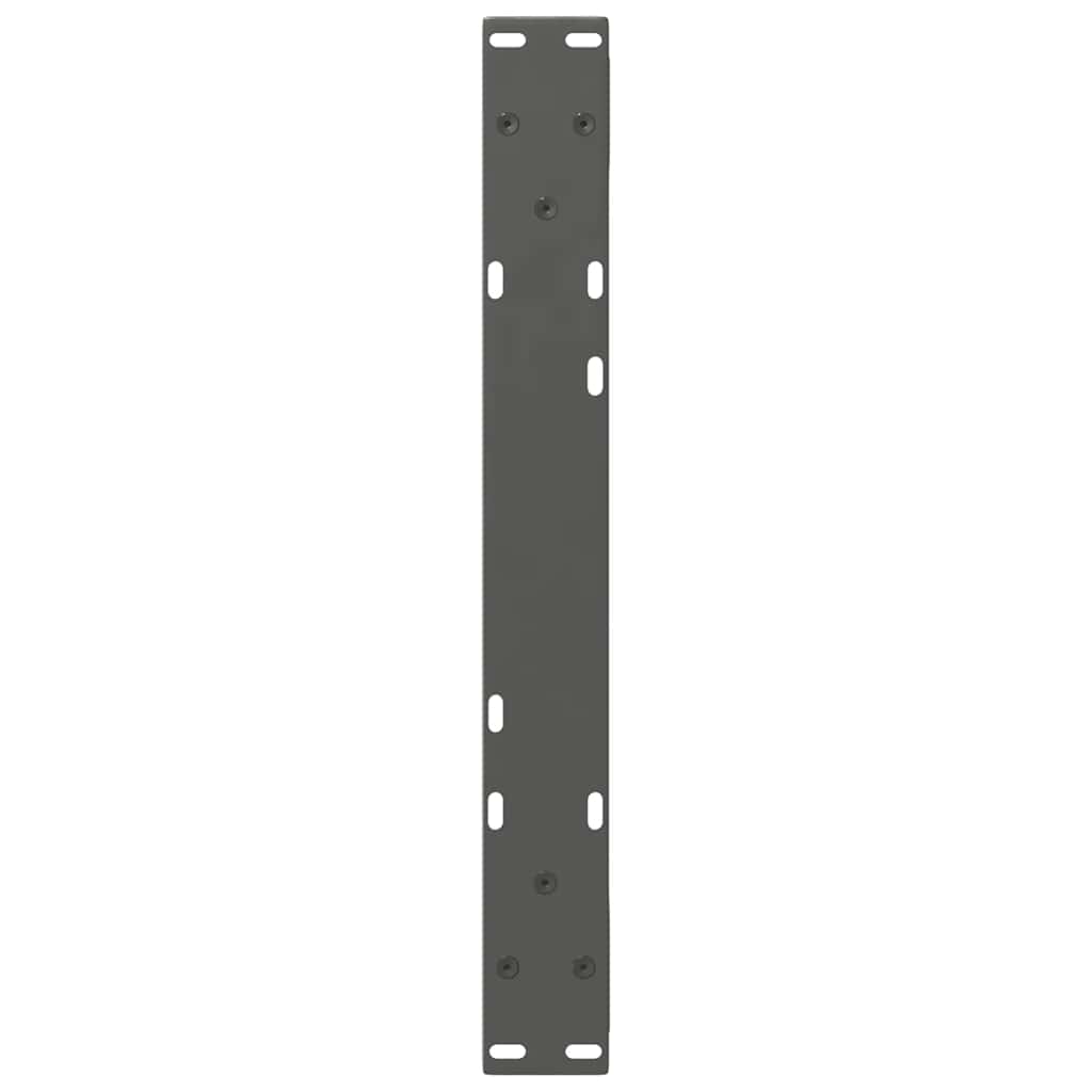 Žurnālgaldiņa kājas, 2 gab., antracīta krāsā, 50x(30-31,3) cm, tērauds