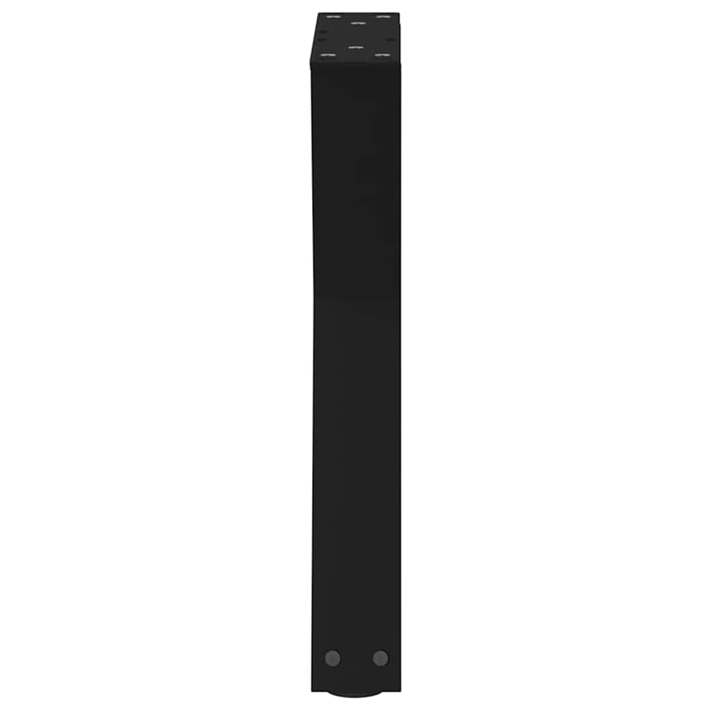 Coffee table legs, 2 pcs., black, 38x(42-43.3) cm, steel