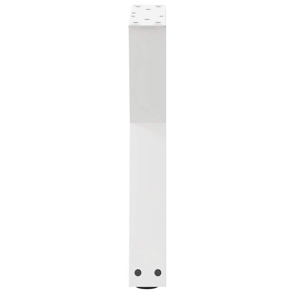 Kavos staliuko kojelės, 2 vnt., baltos, 38x(42-43,3) cm, plienas